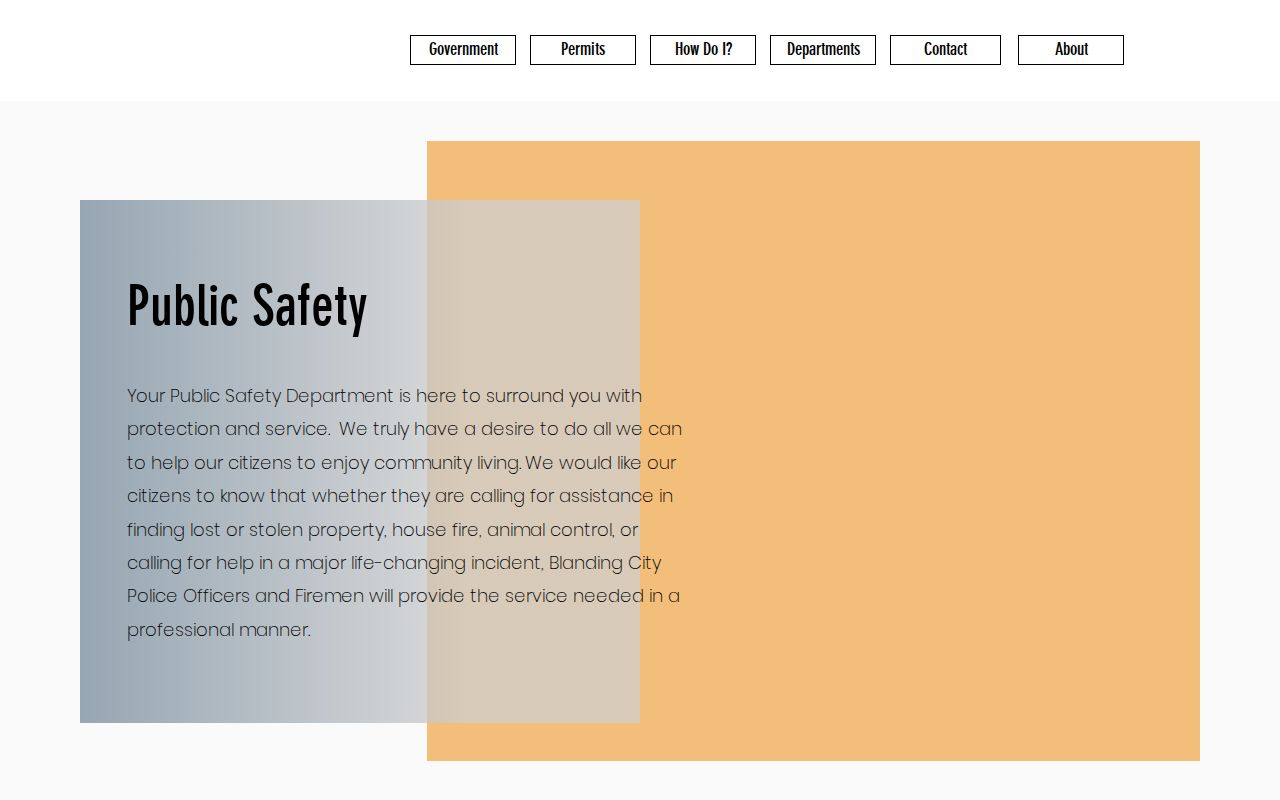 Blanding Utah public safety and police contact for city warrant questions